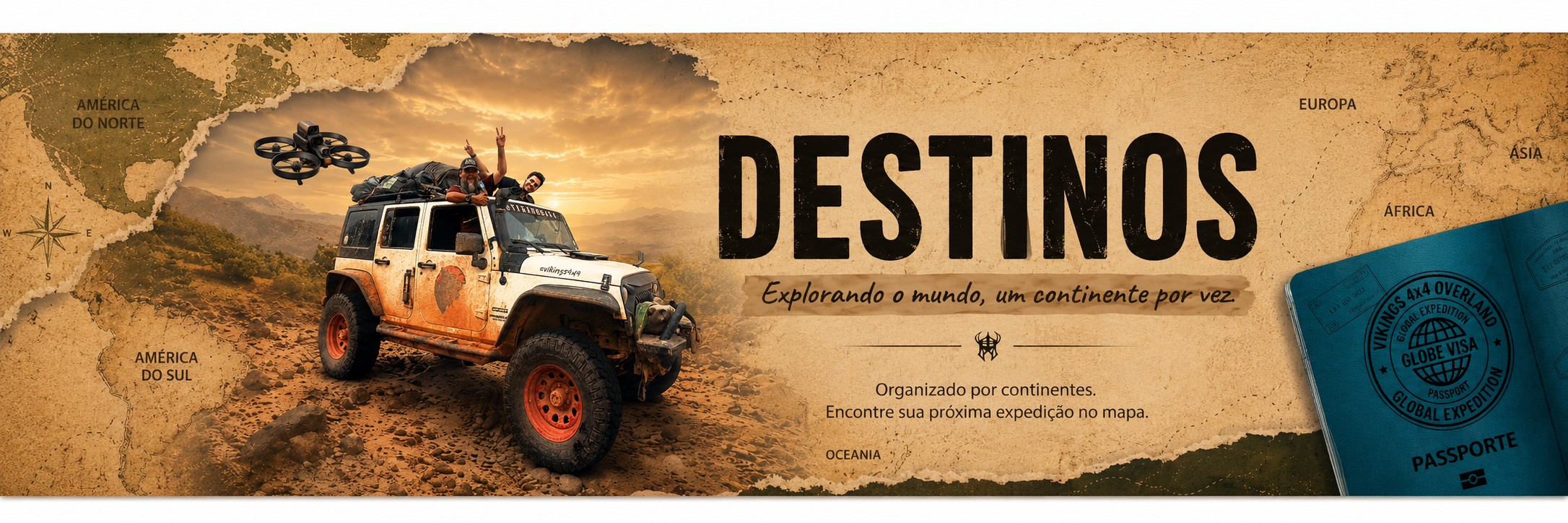 Banner Destinos Vikings 4x4 Overland