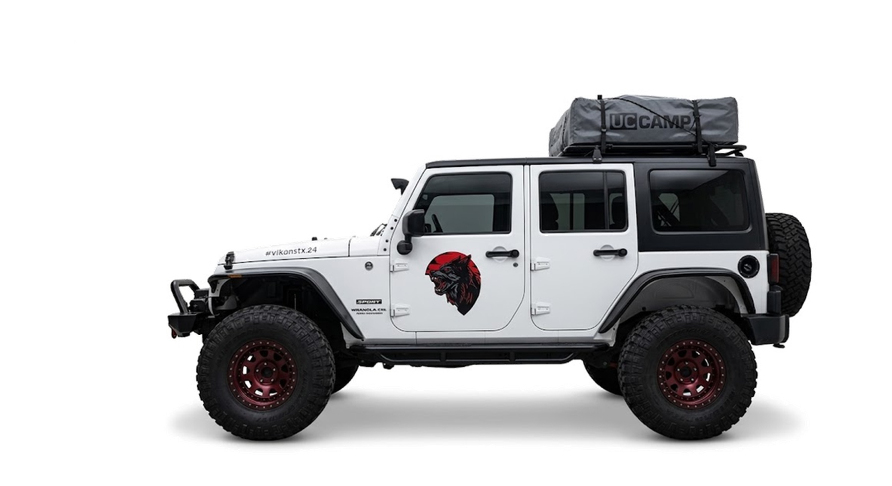 Jeep Wrangler preparado para trilha e expedição